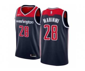 Men Nike Washington Wizards #28 Ian Mahinmi Authentic Navy Blue NBA Jersey Statement Edition