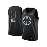 Men Nike Washington Wizards #3 Bradley Beal Black NBA Jordan Swingman 2018 All-Star Game Jersey