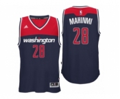 Men Washington Wizards #28 Ian Mahinmi Alternate Navy New Swingman Jersey