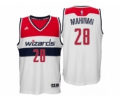 Men Washington Wizards #28 Ian Mahinmi Home White New Swingman Jersey