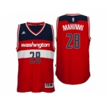 Men Washington Wizards #28 Ian Mahinmi Road Red New Swingman Jersey