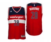 Men Washington Wizards #28 Ian Mahinmi Road Red New Swingman Jersey