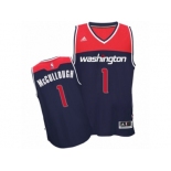 Men's Adidas Washington Wizards #1 Chris McCullough Swingman Navy Blue Alternate NBA Jersey