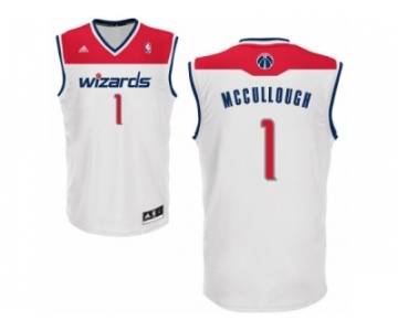 Men's Adidas Washington Wizards #1 Chris McCullough Swingman White Home NBA Jersey