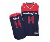 Men's Adidas Washington Wizards #14 Jason Smith Authentic Navy Blue Alternate NBA Jersey