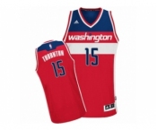 Men's Adidas Washington Wizards #15 Marcus Thornton Swingman Red Road NBA Jersey