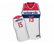 Men's Adidas Washington Wizards #15 Marcus Thornton Swingman White Home NBA Jersey