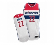 Men's Adidas Washington Wizards #22 Otto Porter Authentic White Home NBA Jersey