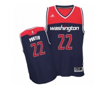 Men's Adidas Washington Wizards #22 Otto Porter Swingman Navy Blue Alternate NBA Jersey