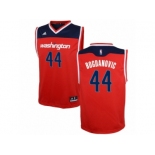 Men's Adidas Washington Wizards #44 Bojan Bogdanovic Authentic Red Road NBA Jersey