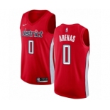 Men's Nike Washington Wizards #0 Gilbert Arenas Red Swingman Jersey - Earned Edition