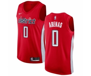 Men's Nike Washington Wizards #0 Gilbert Arenas Red Swingman Jersey - Earned Edition