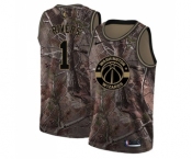 Men's Nike Washington Wizards #1 Austin Rivers Swingman Camo Realtree Collection NBA Jersey