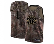 Men's Nike Washington Wizards #1 Chris McCullough Swingman Camo Realtree Collection NBA Jersey