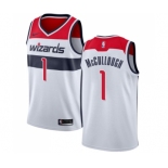 Men's Nike Washington Wizards #1 Chris McCullough Swingman White Home NBA Jersey - Association Edition