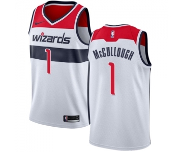 Men's Nike Washington Wizards #1 Chris McCullough Swingman White Home NBA Jersey - Association Edition