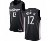 Men's Nike Washington Wizards #12 Kelly Oubre Jr. Authentic Black NBA Jersey - City Edition