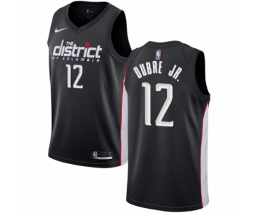 Men's Nike Washington Wizards #12 Kelly Oubre Jr. Authentic Black NBA Jersey - City Edition