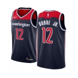 Men's Nike Washington Wizards #12 Kelly Oubre Jr. Swingman Navy Blue NBA Jersey Statement Edition