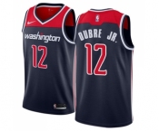 Men's Nike Washington Wizards #12 Kelly Oubre Jr. Swingman Navy Blue NBA Jersey Statement Edition