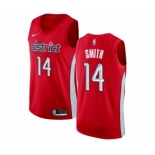 Men's Nike Washington Wizards #14 Jason Smith Red Swingman Jersey - Earned Edition