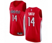 Men's Nike Washington Wizards #14 Jason Smith Red Swingman Jersey - Earned Edition