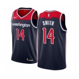 Men's Nike Washington Wizards #14 Jason Smith Swingman Navy Blue NBA Jersey Statement Edition