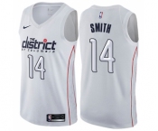 Men's Nike Washington Wizards #14 Jason Smith Swingman White NBA Jersey - City Edition