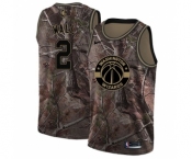 Men's Nike Washington Wizards #2 John Wall Swingman Camo Realtree Collection NBA Jersey