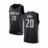 Men's Nike Washington Wizards #20 Jodie Meeks Swingman Black NBA Jersey - City Edition