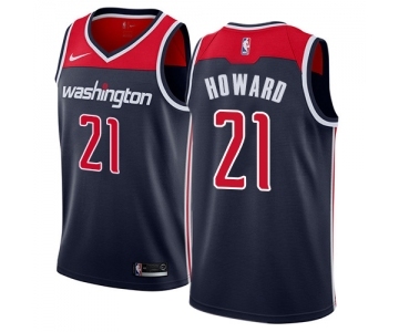 Men's Nike Washington Wizards #21 Dwight Howard Swingman Navy Blue NBA Jersey Statement Edition