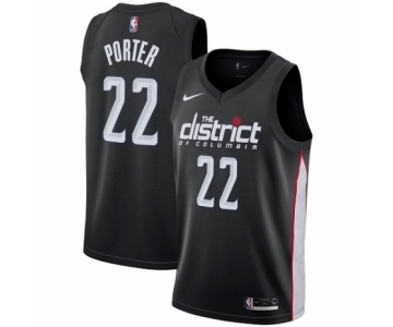 Men's Nike Washington Wizards #22 Otto Porter Swingman Black NBA Jersey - City Edition