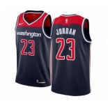 Men's Nike Washington Wizards #23 Michael Jordan Swingman Navy Blue NBA Jersey Statement Edition