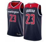 Men's Nike Washington Wizards #23 Michael Jordan Swingman Navy Blue NBA Jersey Statement Edition