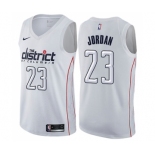 Men's Nike Washington Wizards #23 Michael Jordan Swingman White NBA Jersey - City Edition