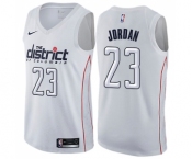 Men's Nike Washington Wizards #23 Michael Jordan Swingman White NBA Jersey - City Edition