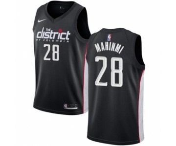 Men's Nike Washington Wizards #28 Ian Mahinmi Swingman Black NBA Jersey - City Edition