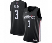 Men's Nike Washington Wizards #3 Bradley Beal Authentic Black NBA Jersey - City Edition