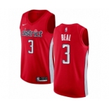 Men's Nike Washington Wizards #3 Bradley Beal Red Swingman Jersey - Earned Edition