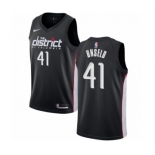 Men's Nike Washington Wizards #41 Wes Unseld Swingman Black NBA Jersey - City Edition