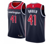 Men's Nike Washington Wizards #41 Wes Unseld Swingman Navy Blue NBA Jersey Statement Edition