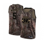 Men's Nike Washington Wizards #5 Markieff Morris Swingman Camo Realtree Collection NBA Jersey