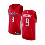 Men's Nike Washington Wizards #9 Ramon Sessions Red Swingman Jersey - Earned Edition