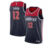 Men's Washington Wizards #12 Alexandre Sarr Navy Statement Edition Stitched Basketball Jersey