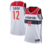 Men's Washington Wizards #12 Alexandre Sarr White Association Edition Stitched Basketball Jersey