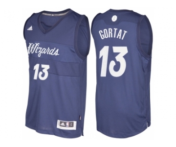 Men's Washington Wizards #13 Marcin Gortat Navy Blue 2016 Christmas Day NBA Swingman Jersey