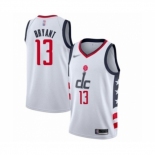 Men's Washington Wizards #13 Thomas Bryant Swingman White Basketball Jersey 2019-20 City Edition