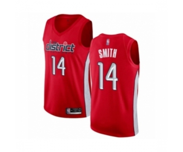 Men's Washington Wizards #14 Ish Smith Red Swingman Jersey - Earned Edition