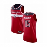 Men's Washington Wizards #15 Moritz Wagner Authentic Red Basketball Jersey - Icon Edition