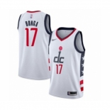 Men's Washington Wizards #17 Isaac Bonga Swingman White Basketball Jersey 2019-20 City Edition